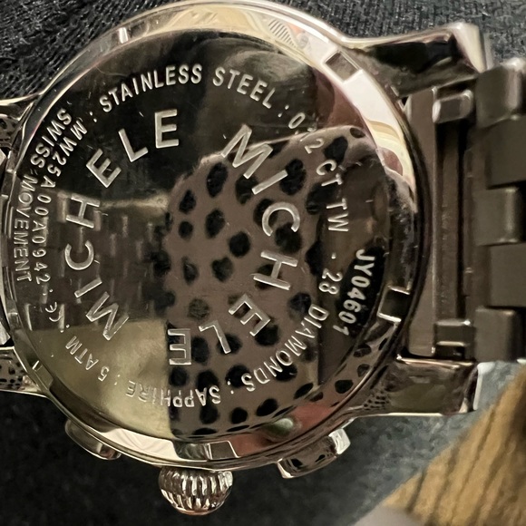 Michele Silver Uptown Diamond Dial Watch - Picture 15 of 16